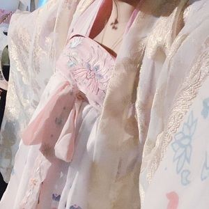 Hand embroidery Chinese traditional style HanFu